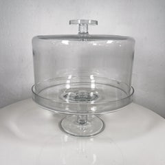 Exquisite Modern Large Domed Pedestal Glass Cake Stand
