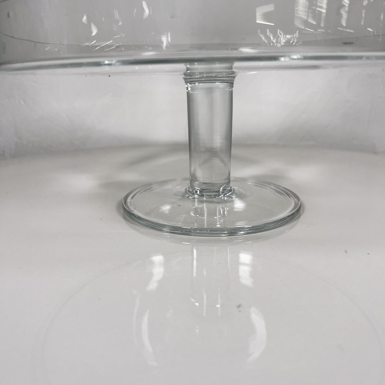 modern glass cake stand