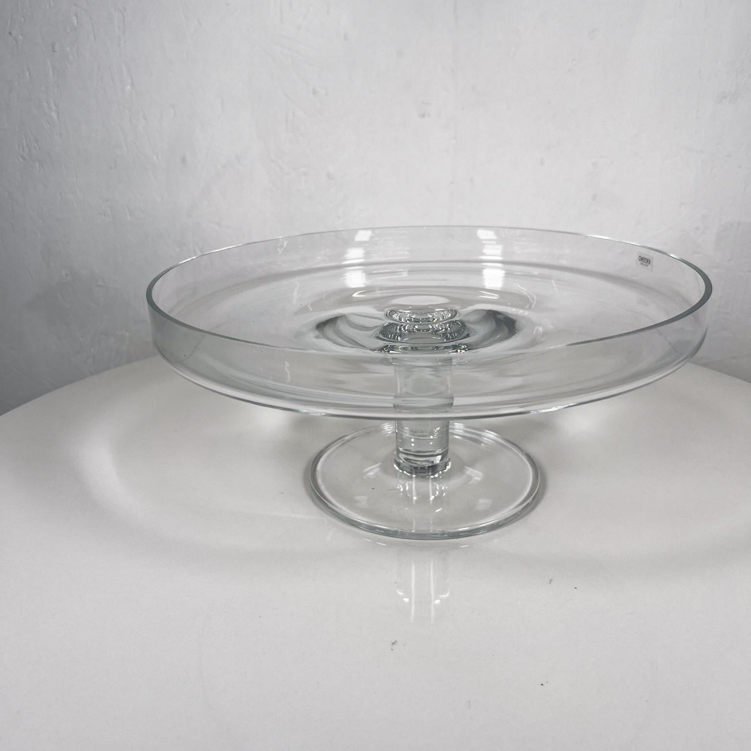 Exquisite Modern Large Domed Pedestal Glass Cake Stand 1