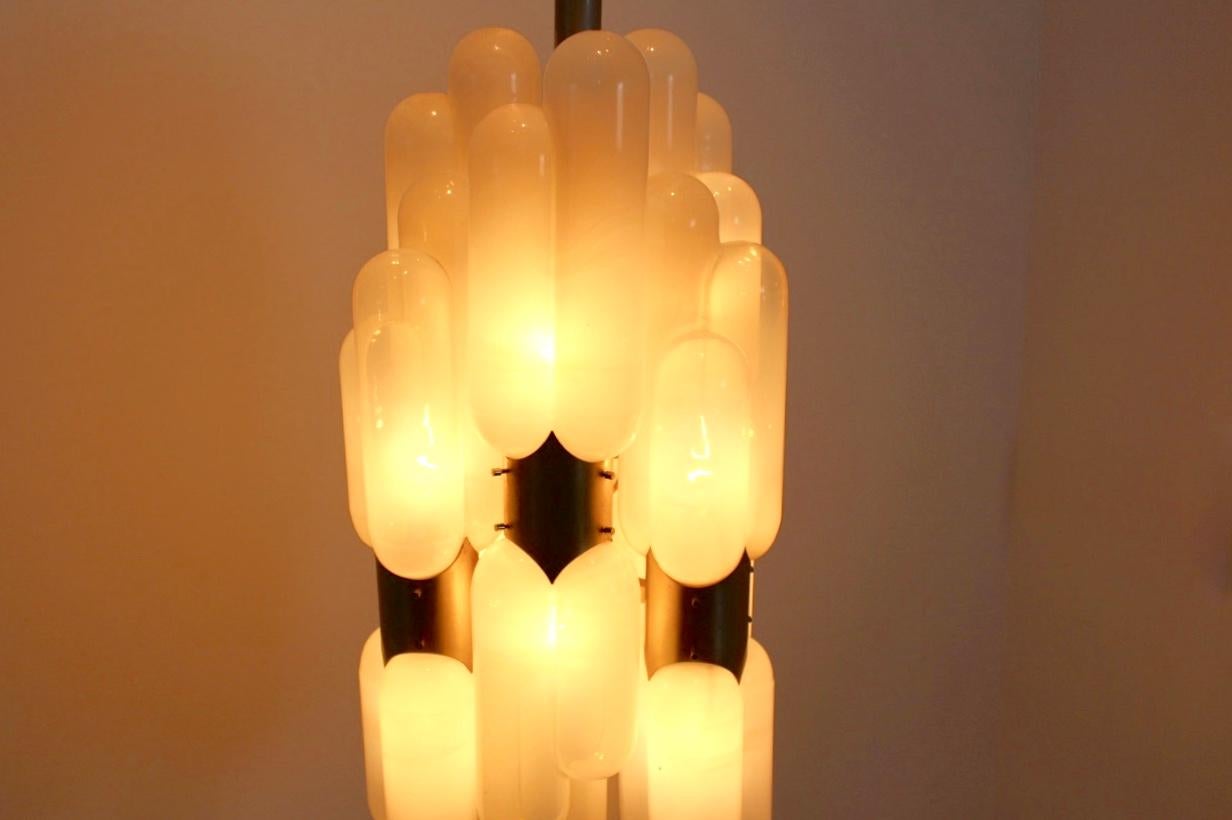 Mid-Century Modern Exquisite Murano Glass Floor Lamp by Carlo Nason for Mazzega For Sale