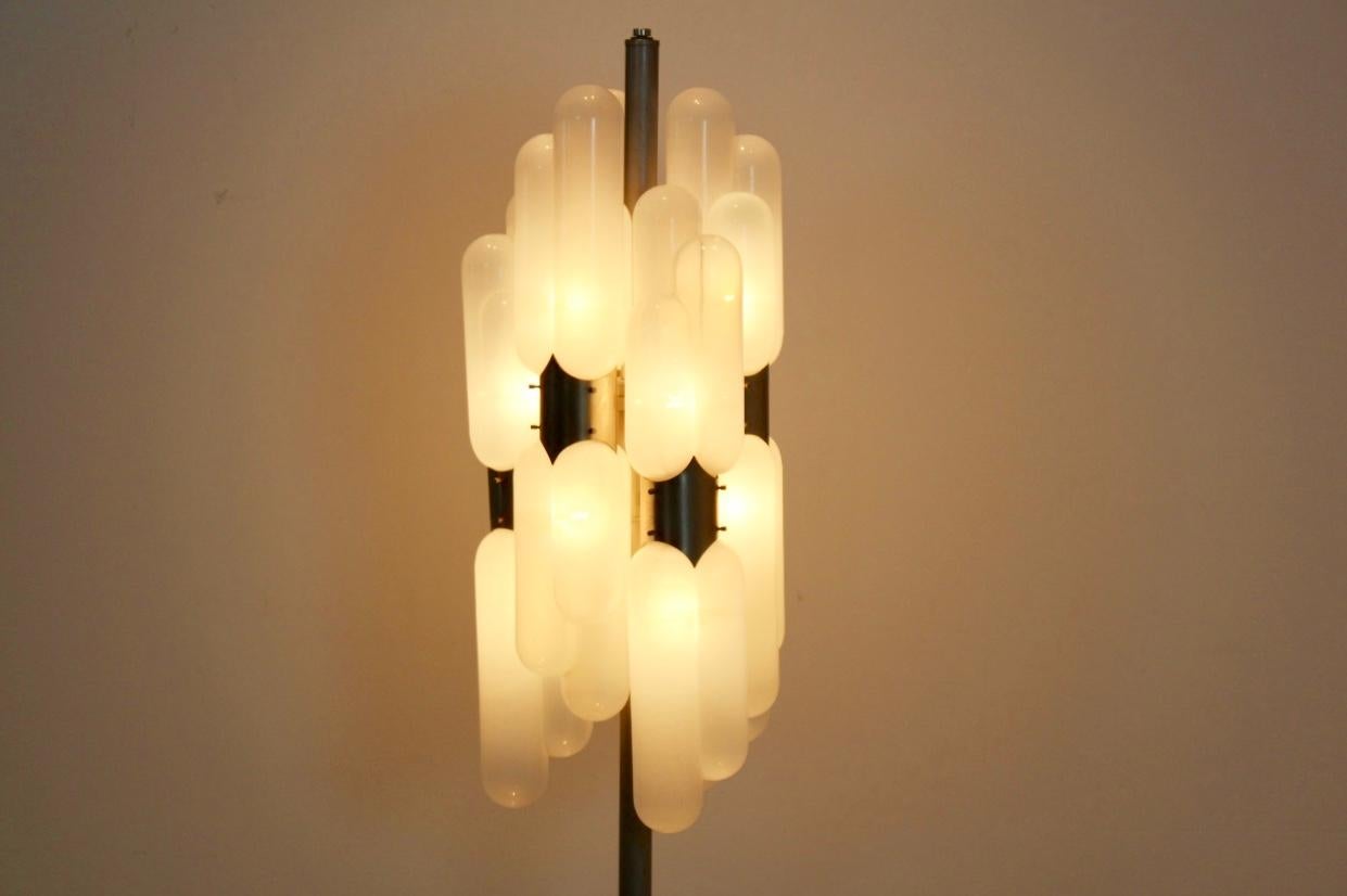 20th Century Exquisite Murano Glass Floor Lamp by Carlo Nason for Mazzega For Sale