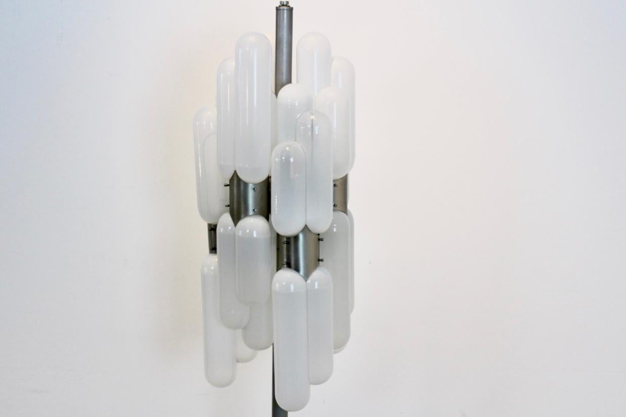 Exquisite Murano Glass Floor Lamp by Carlo Nason for Mazzega For Sale 1