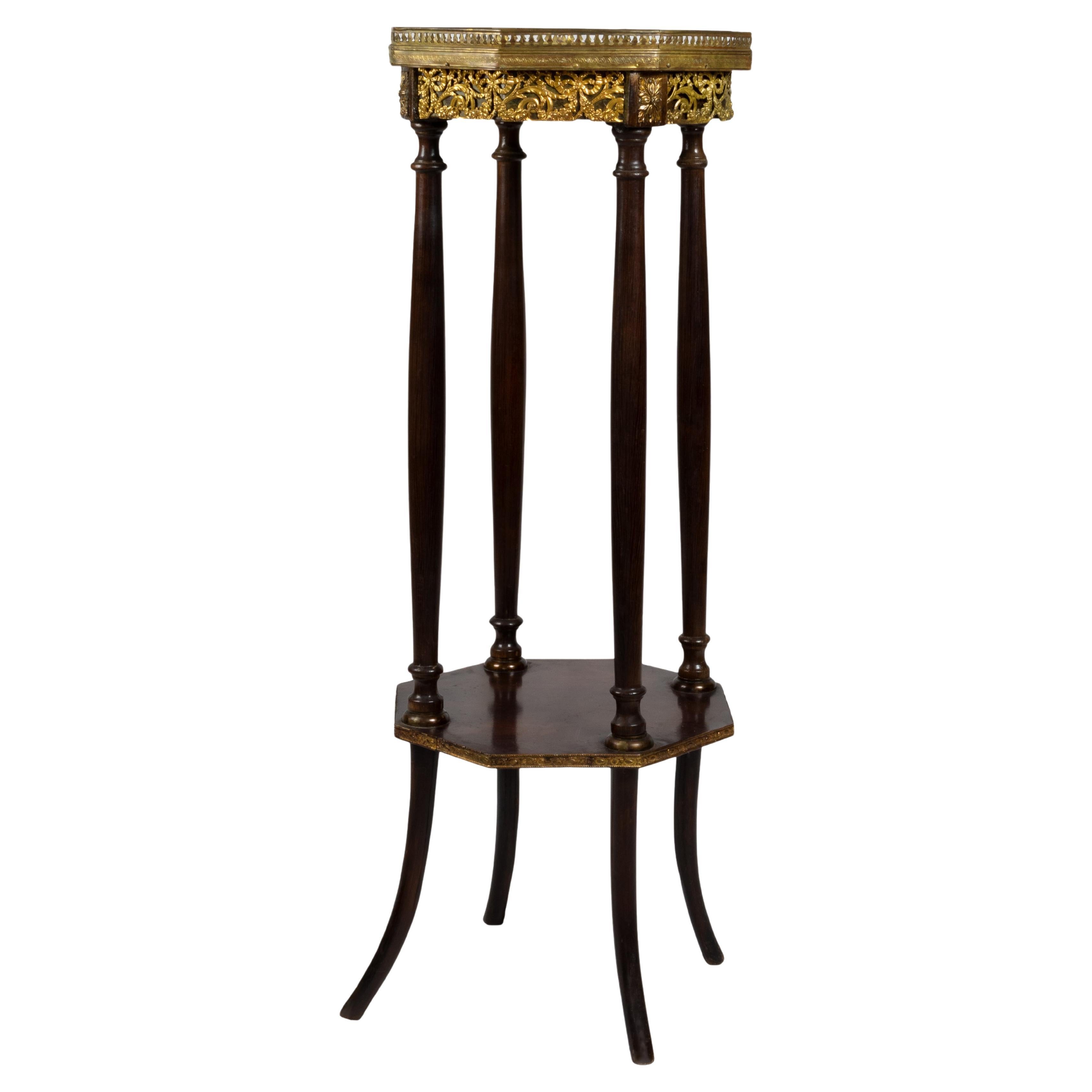 Exquisiter Napoleon III Guéridon Pedestal Tisch, 19. Jahrhundert