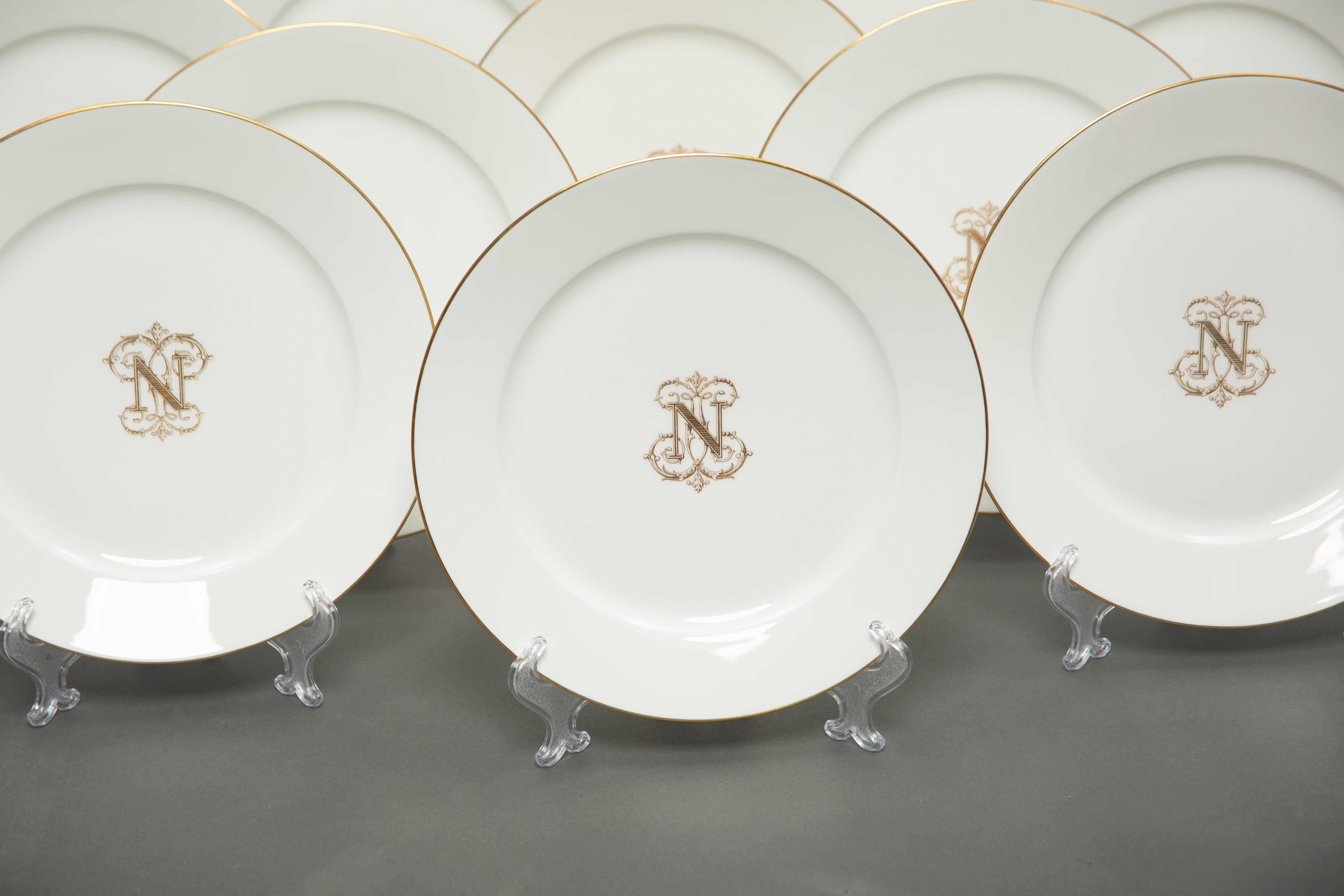 French Exquisite Napoleon Service - Sèvres Porcelain Reissue (1890) For Sale