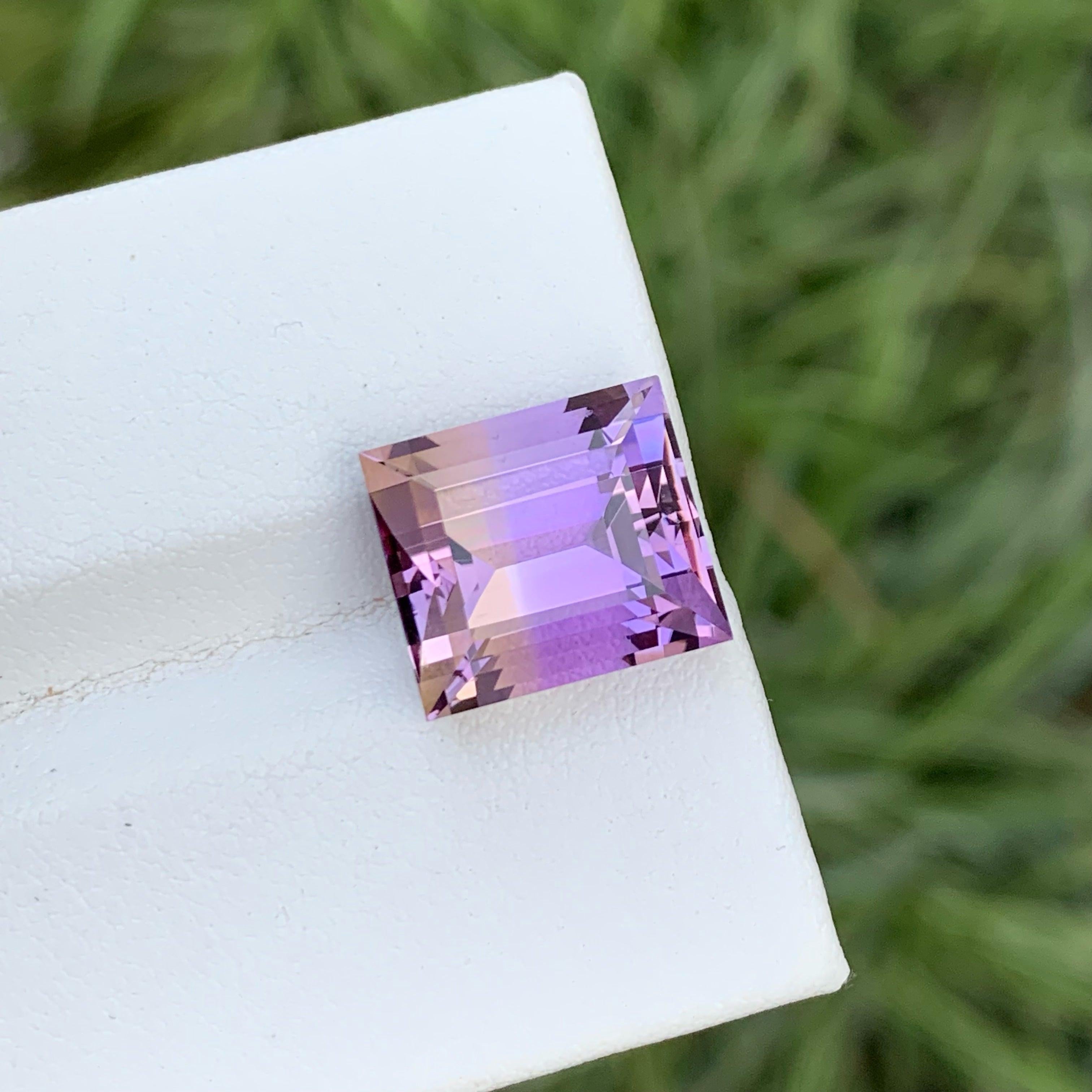 Exquisite Natural Ametrine Loose Gemstone, Available for sale at wholesale price natural high quality 10.30 Carats Loupe Clean Clarity Natural Ametrine From Bolivia.

Product Information:
GEMSTONE TYPE:	Exquisite Natural Ametrine Loose