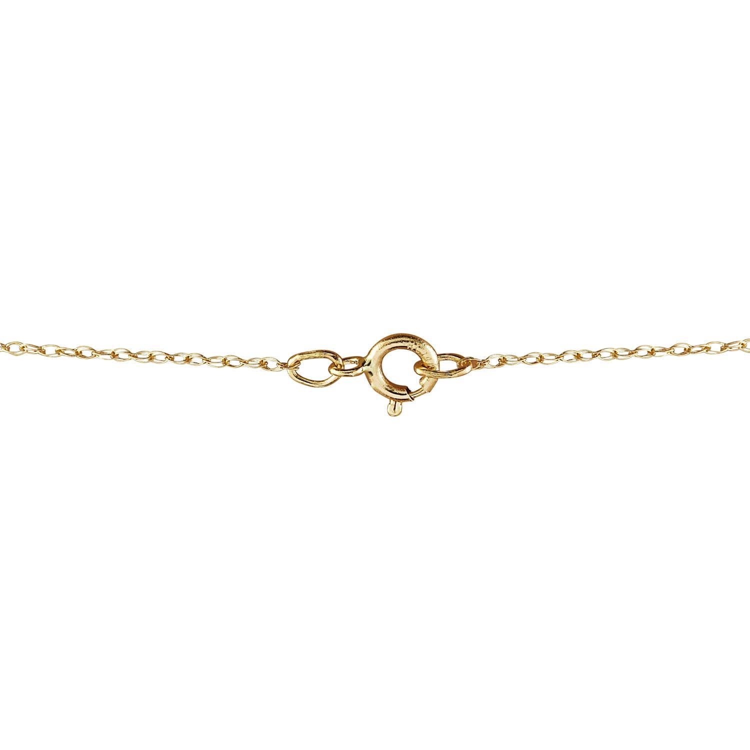 Exquisite natürliche Diamant-Halskette aus 14 Karat Gelbgold  (Moderne) im Angebot