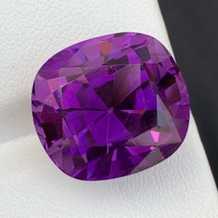Exquisite Natural Loose Amethyst Stone 23.45 Carats Amethyst Jewelry