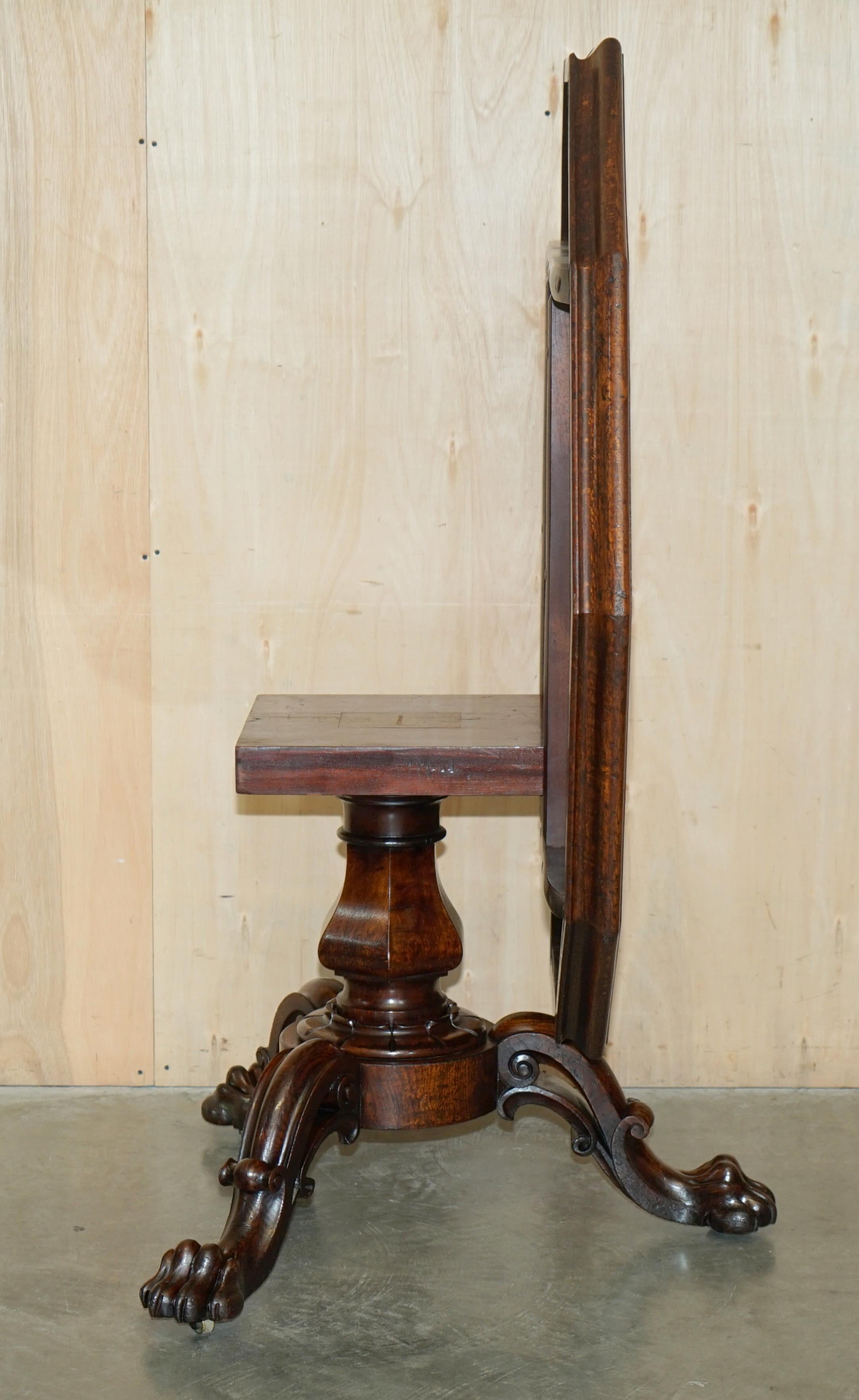 TABLE À MANCHESTER BURR WALNUT DINING CENTRE EXQUISITE ET ORIGINALE LAMB OF MANCHESTER en vente 11