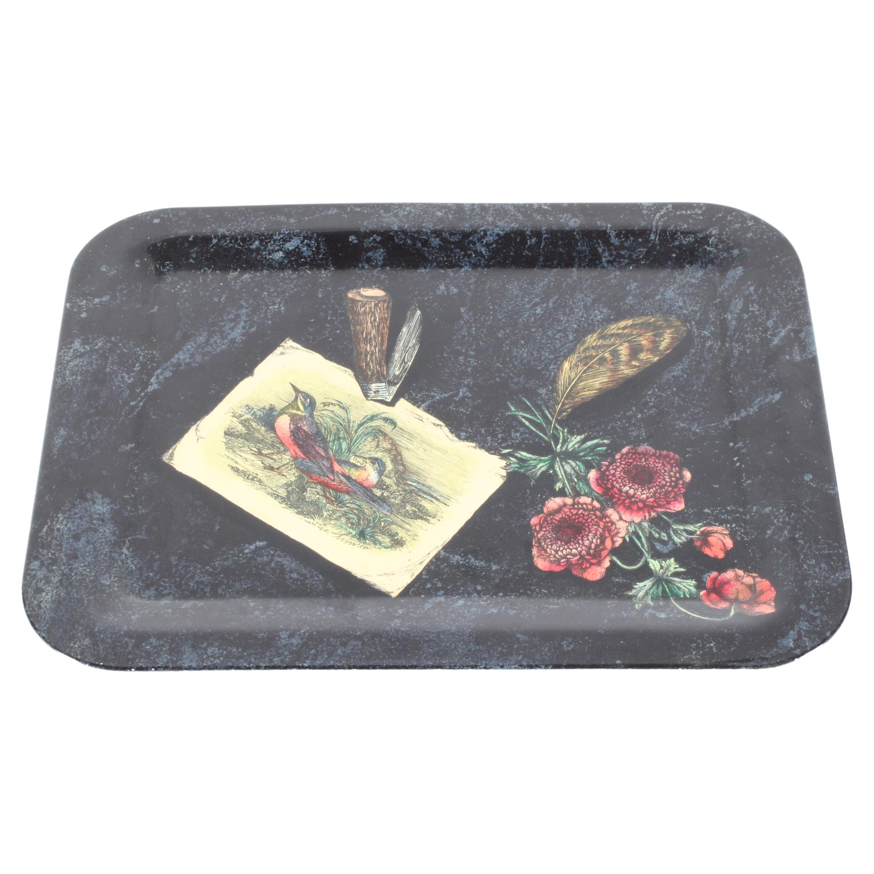 Exquisite Original Midcentury Fornasetti Serving Tray For Sale