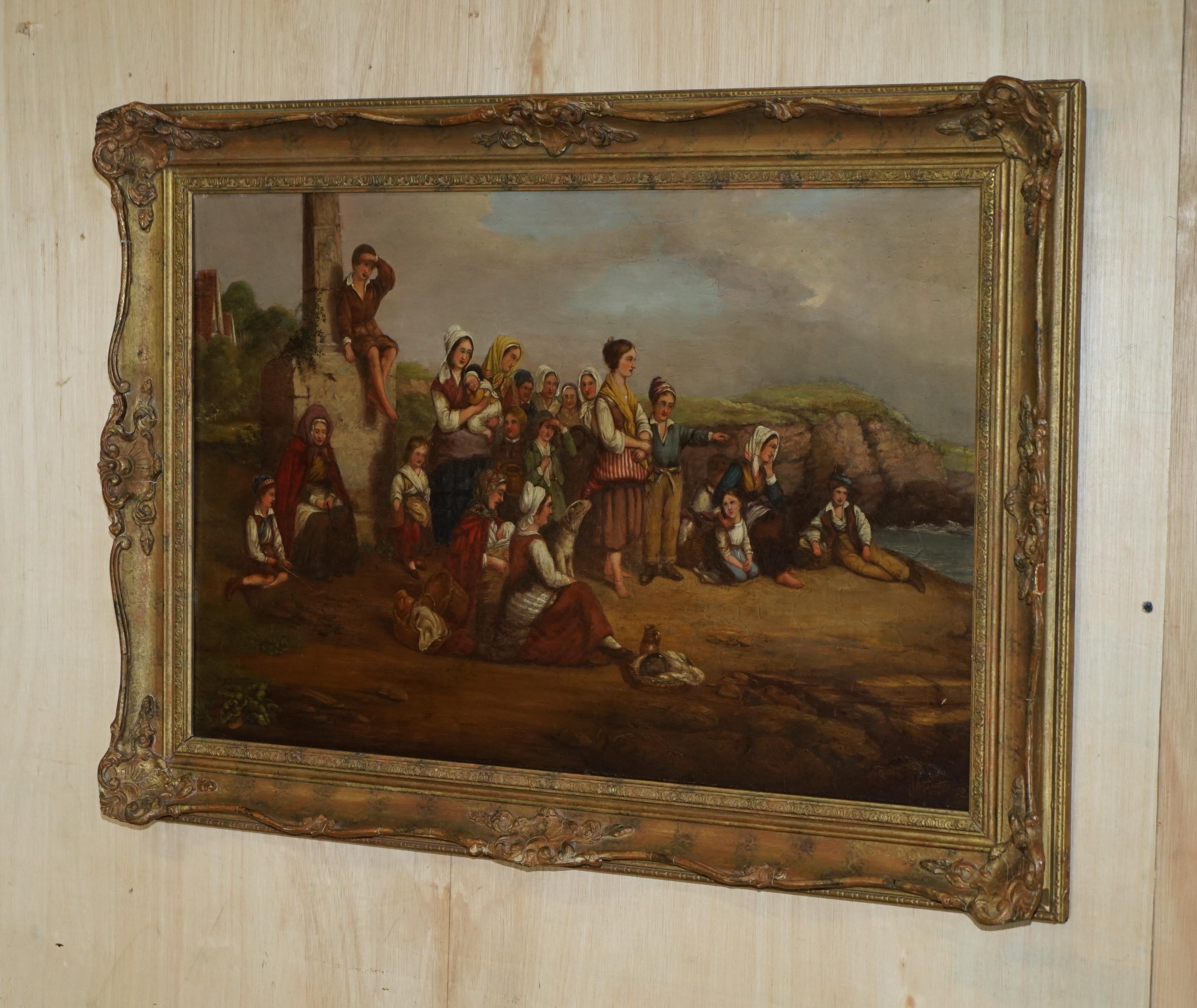 Royal House Antiques

Nous sommes ravis d'offrir à la vente cette superbe peinture à l'huile originale vers 1880-1890 signée W.G Foster et intitulée 