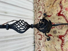Exquisite Ornate Wrought Iron Floor Lamp - W7532 20% OFF SALE
