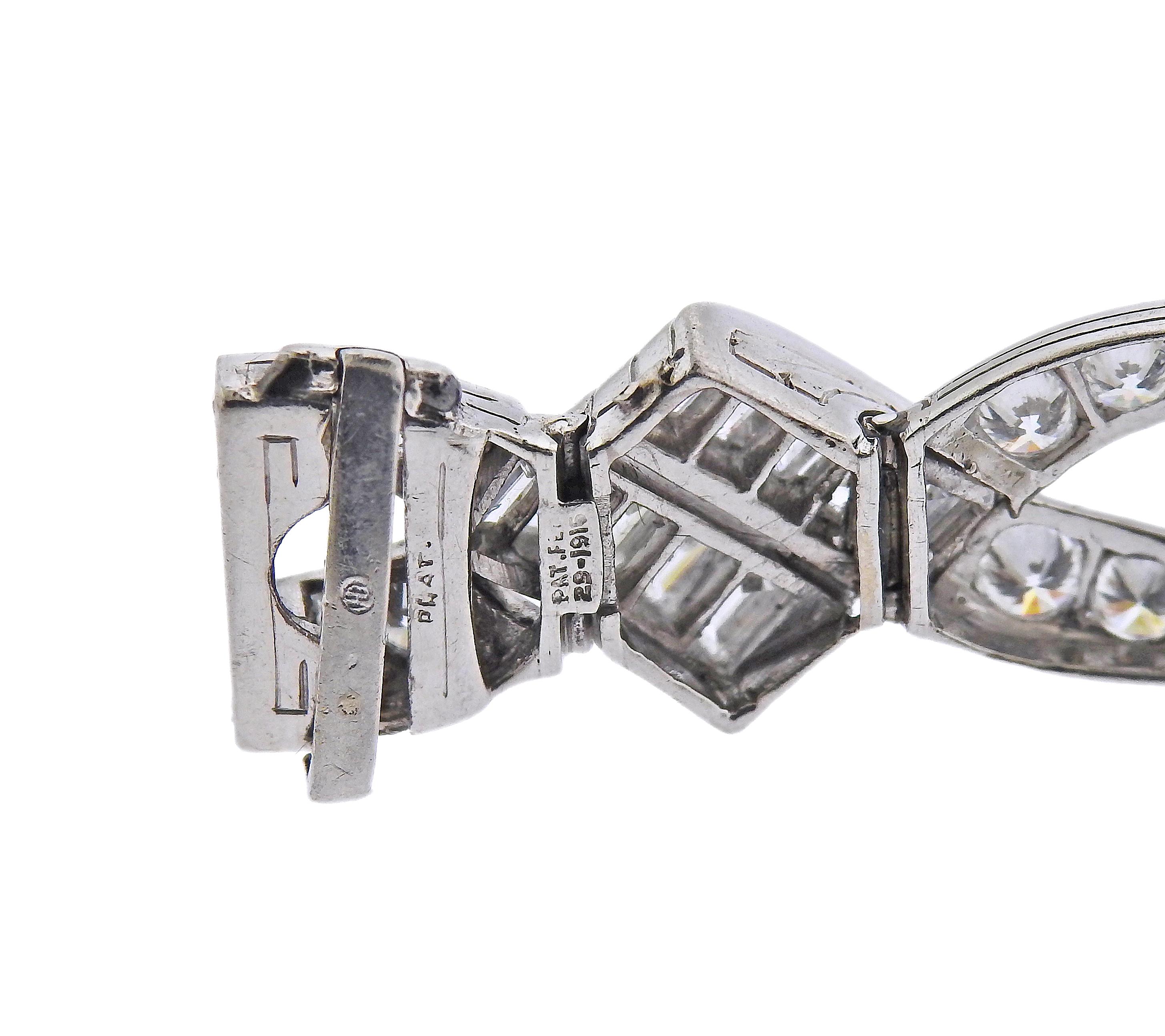 Exquisite Oscar Heyman Bros. Diamant-Platin-Armband im Zustand „Hervorragend“ im Angebot in New York, NY