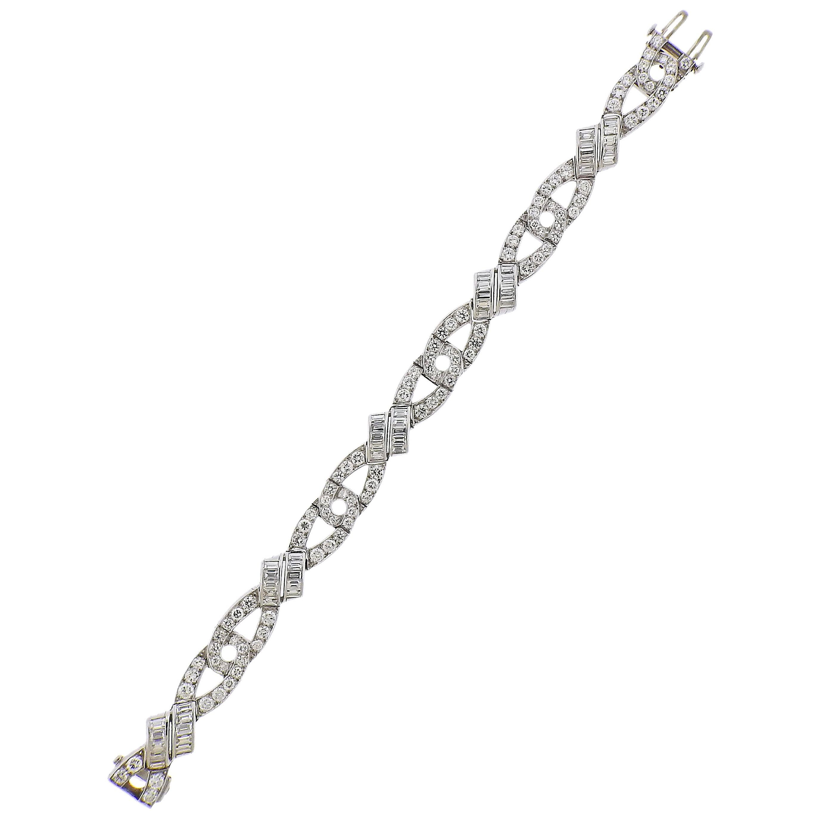 Exquisite Oscar Heyman Bros. Diamond Platinum Bracelet