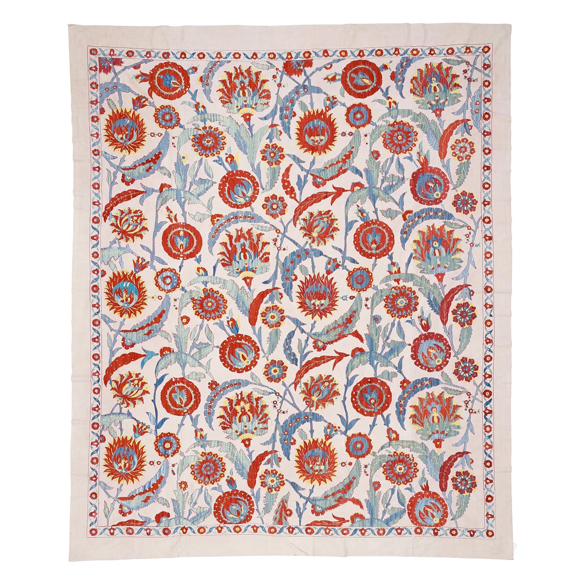 Exquisite osmanischen Stil Seide bestickt Textil hängend oder ausgebreitet