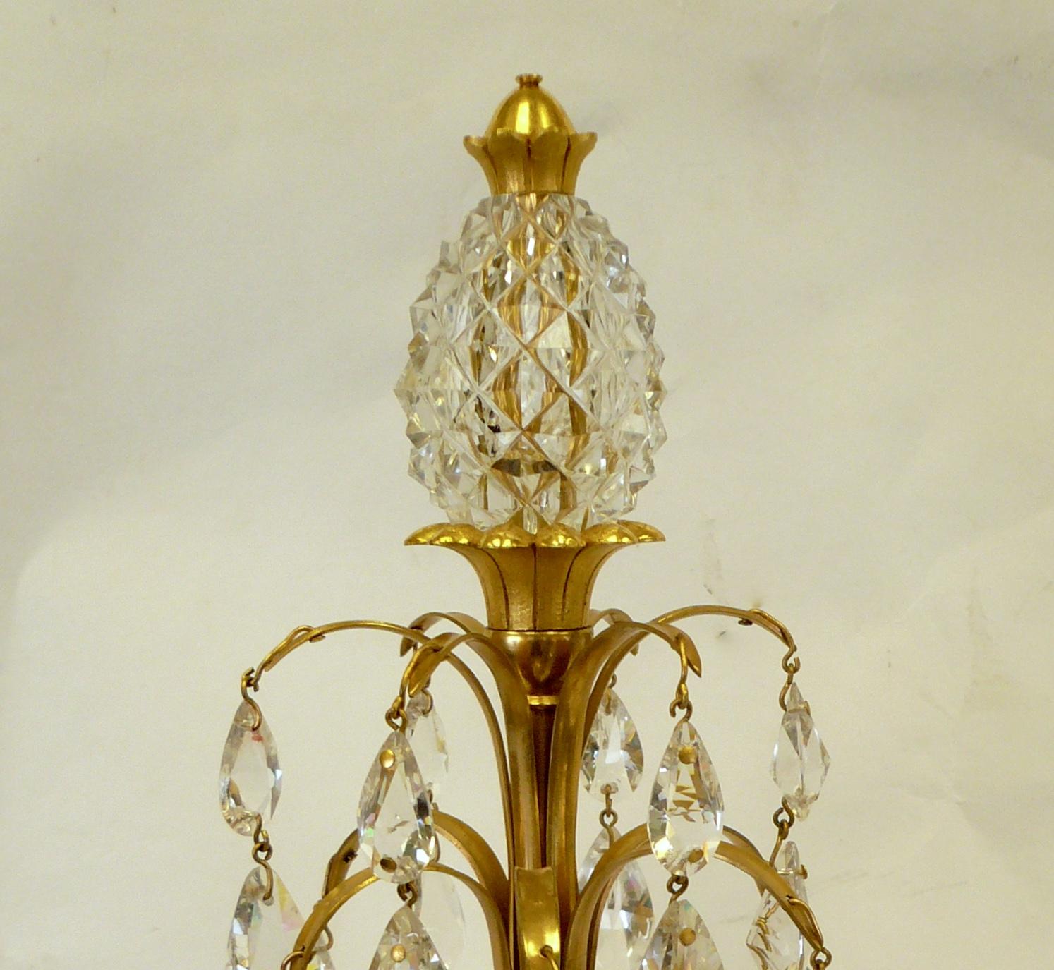 Exquisite Pair of Georgian Sconces in the Adam Style, Attributed to Wm. Parker For Sale 1