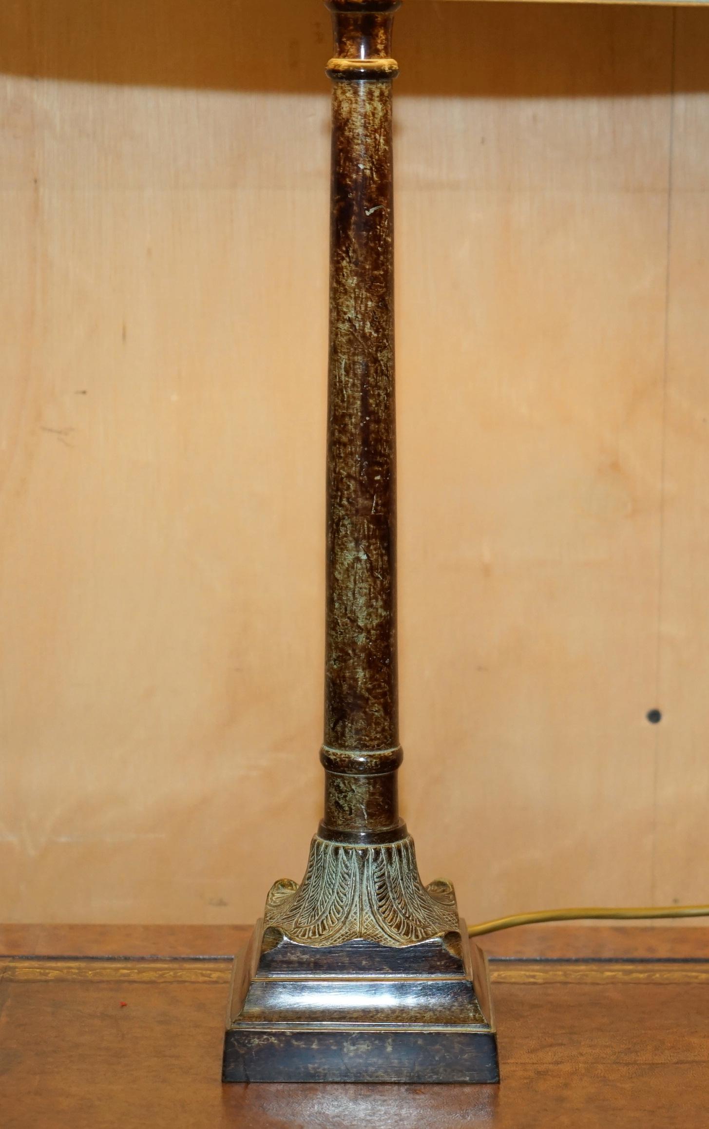 Fait main Exquise parure de 78 cm de lustre de table corINTHIAN à poils longs en métal peint en vente