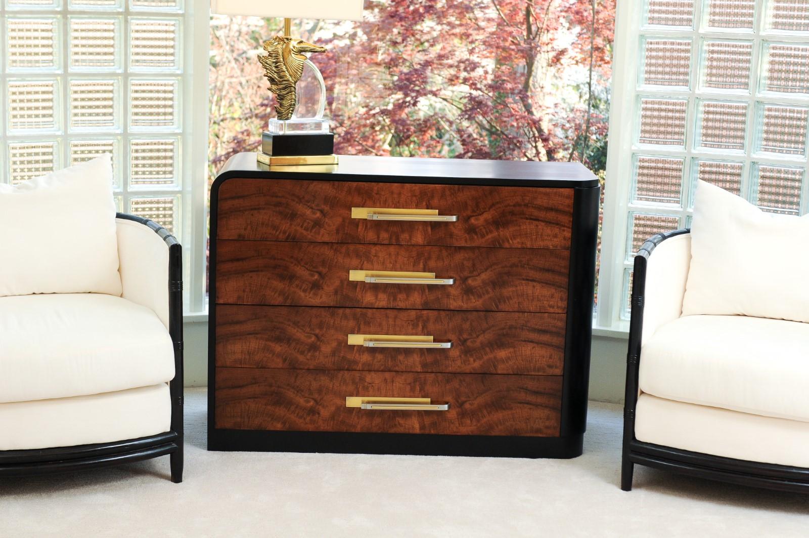 Exquisite Pair of Art Deco Commodes by the Esteemed Donald Deskey for Widdicomb For Sale 5