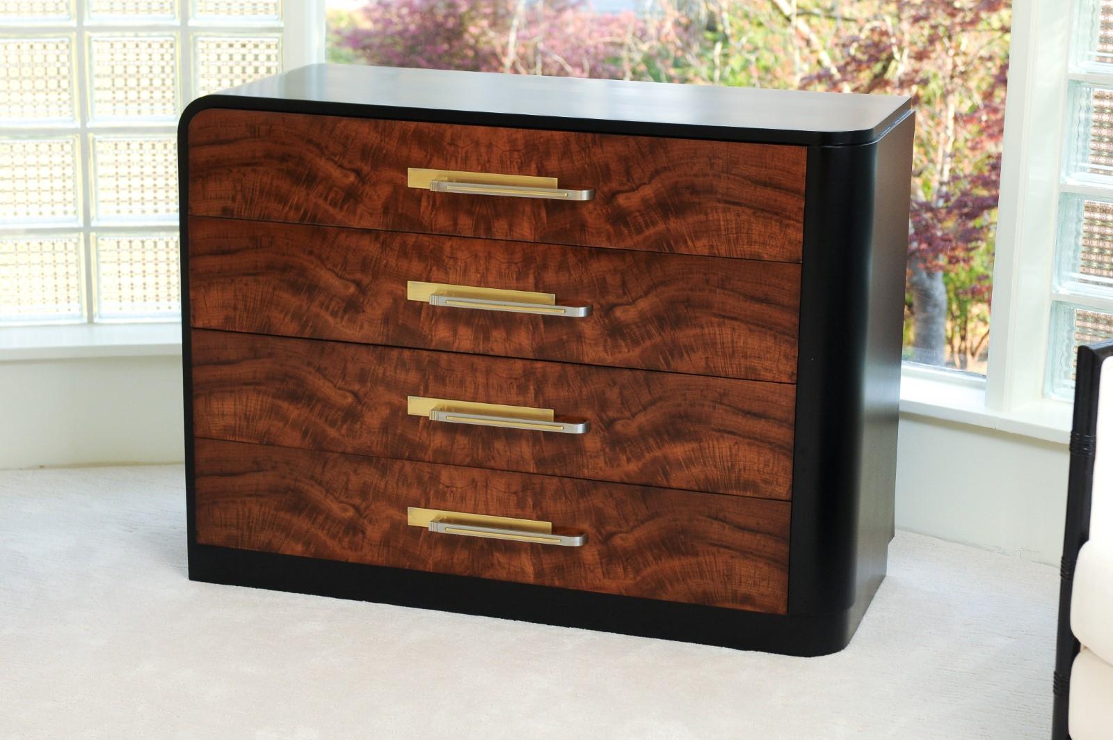 Exquisite Pair of Art Deco Commodes by the Esteemed Donald Deskey for Widdicomb For Sale 6