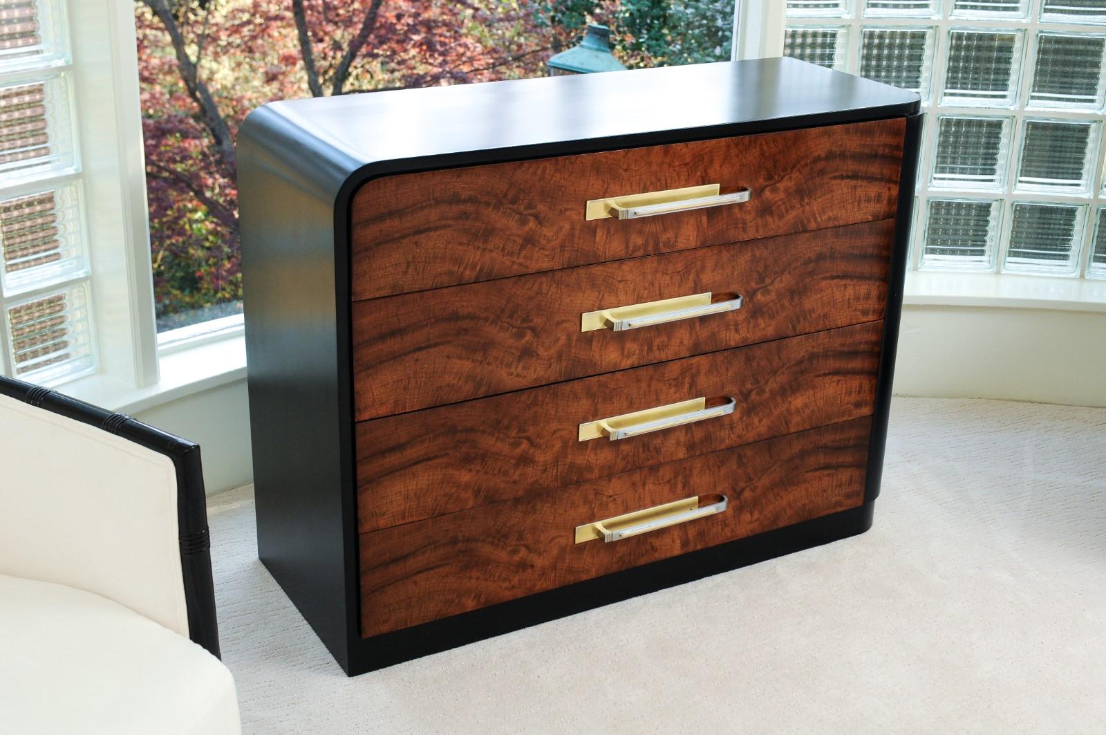 Exquisite Pair of Art Deco Commodes by the Esteemed Donald Deskey for Widdicomb For Sale 7