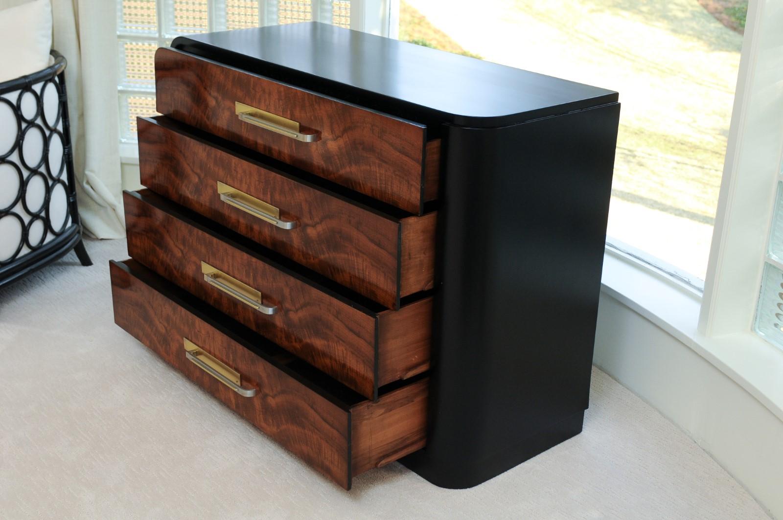 Exquisite Pair of Art Deco Commodes by the Esteemed Donald Deskey for Widdicomb For Sale 9