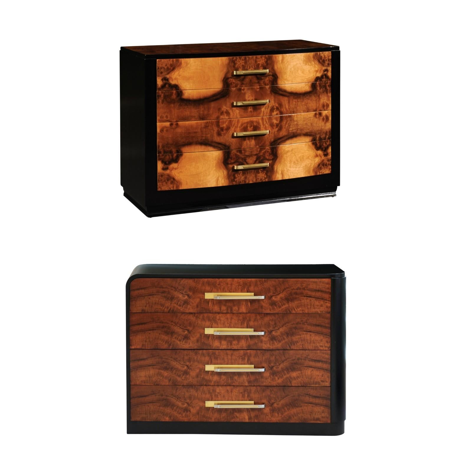 Exquisite Pair of Art Deco Commodes by the Esteemed Donald Deskey for Widdicomb For Sale 14