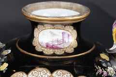 Exquisite Pair of Augustus Rex Porcelain Vases, Early 19th Century, Marked