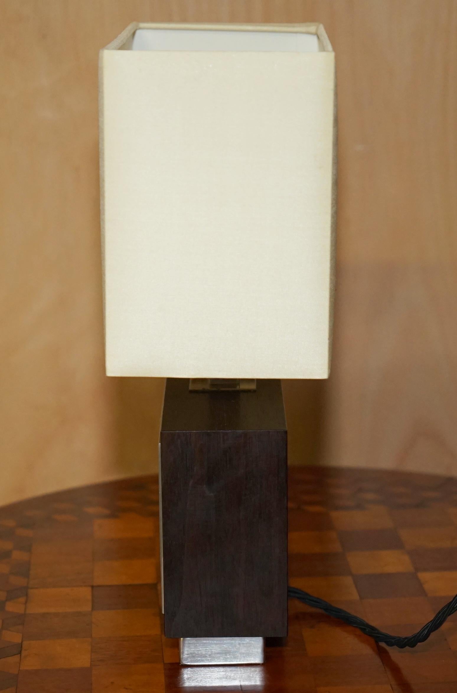 EXQUISITE PAIR OF DAVID LINLEY CHELSEA TABLE LAMPS WITH DIMMER SWITCHEs 4