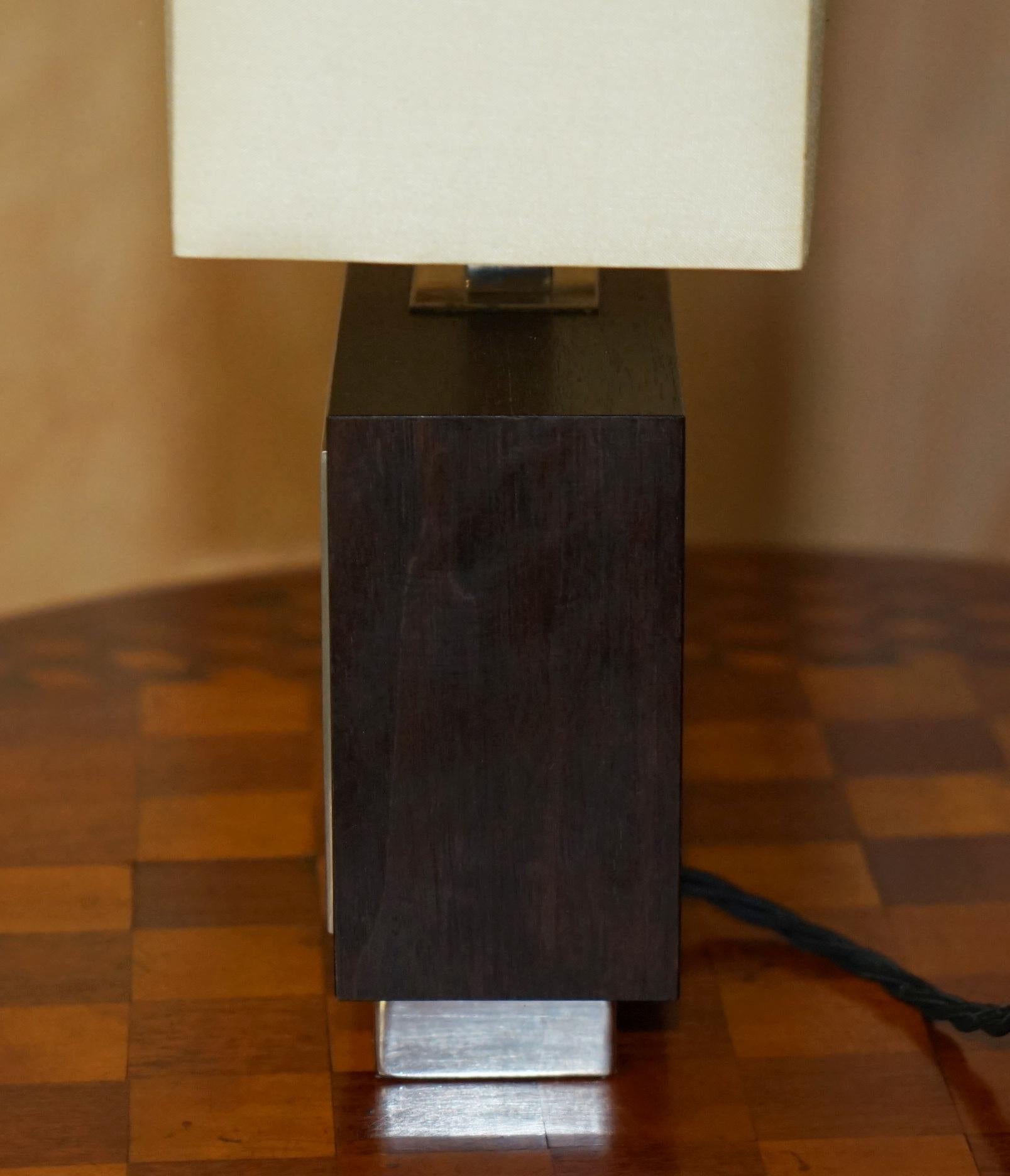 EXQUISITE PAIR OF DAVID LINLEY CHELSEA TABLE LAMPS WITH DIMMER SWITCHEs For Sale 6