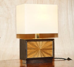 AUSGEZEICHNETES Pärchen DAVID LINLEY CHELSEA TISCHLEUCHTE MIT DIMMER-SCHALTEN