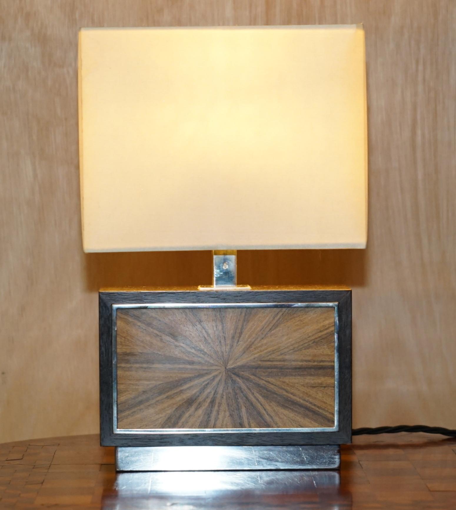 Art Deco EXQUISITE PAIR OF DAVID LINLEY CHELSEA TABLE LAMPS WITH DIMMER SWITCHEs