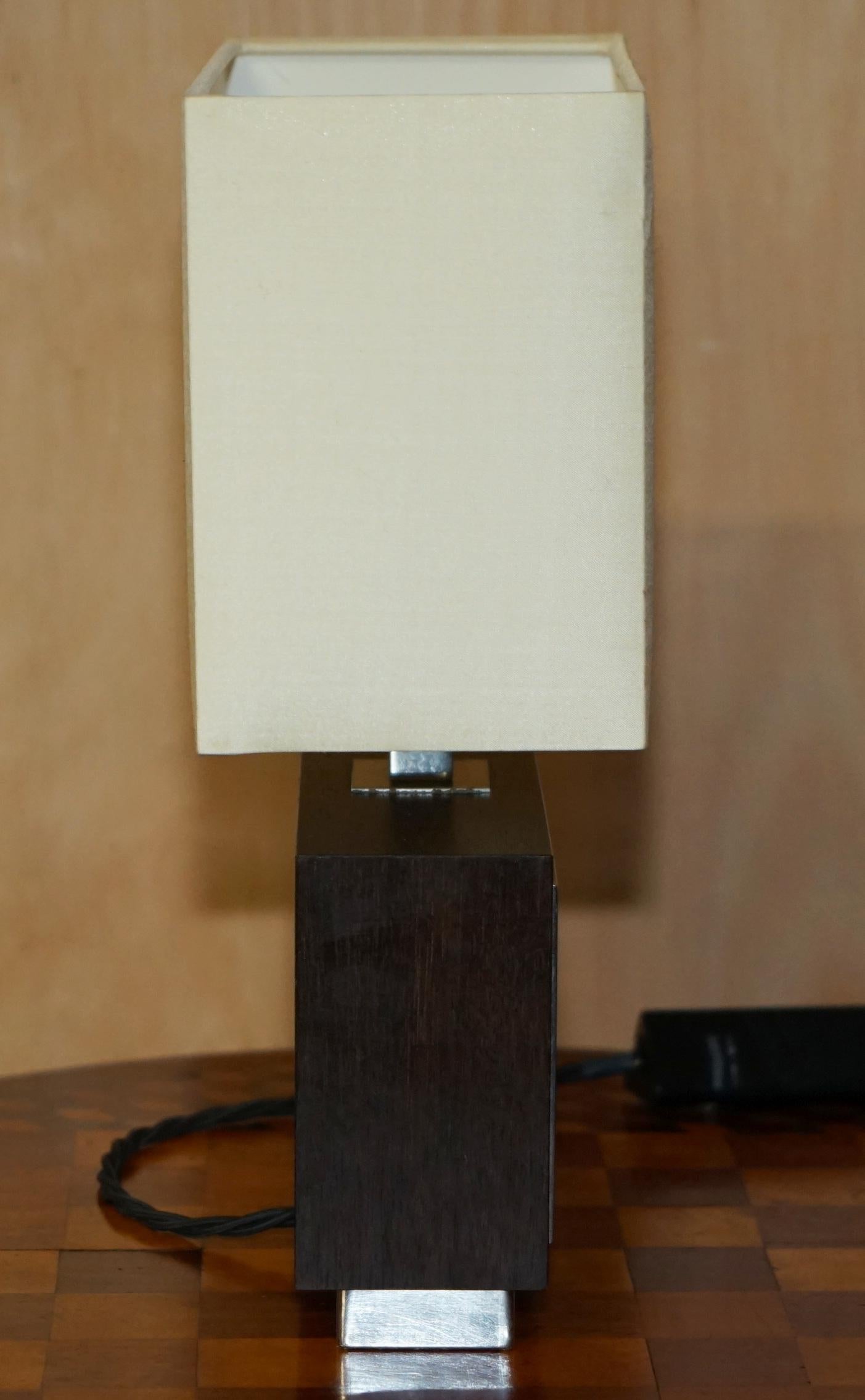 EXQUISITE PAIR OF DAVID LINLEY CHELSEA TABLE LAMPS WITH DIMMER SWITCHEs For Sale 2
