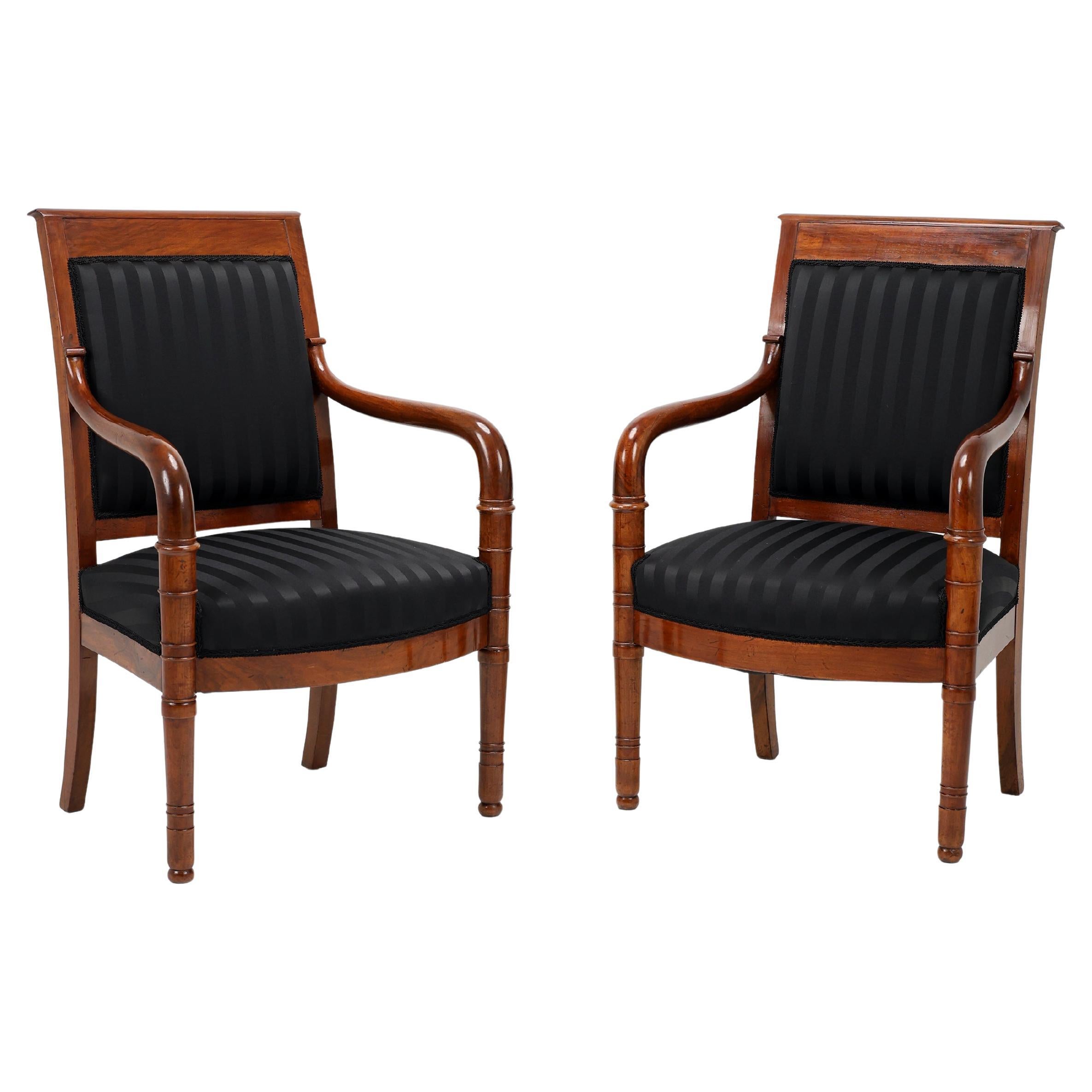 Exquisite Pair of Early 19th Century Armchairs