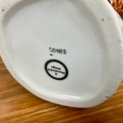 Exquisita Pareja de Pájaros Mottahedah Pintados a Mano - Porcelana Italiana