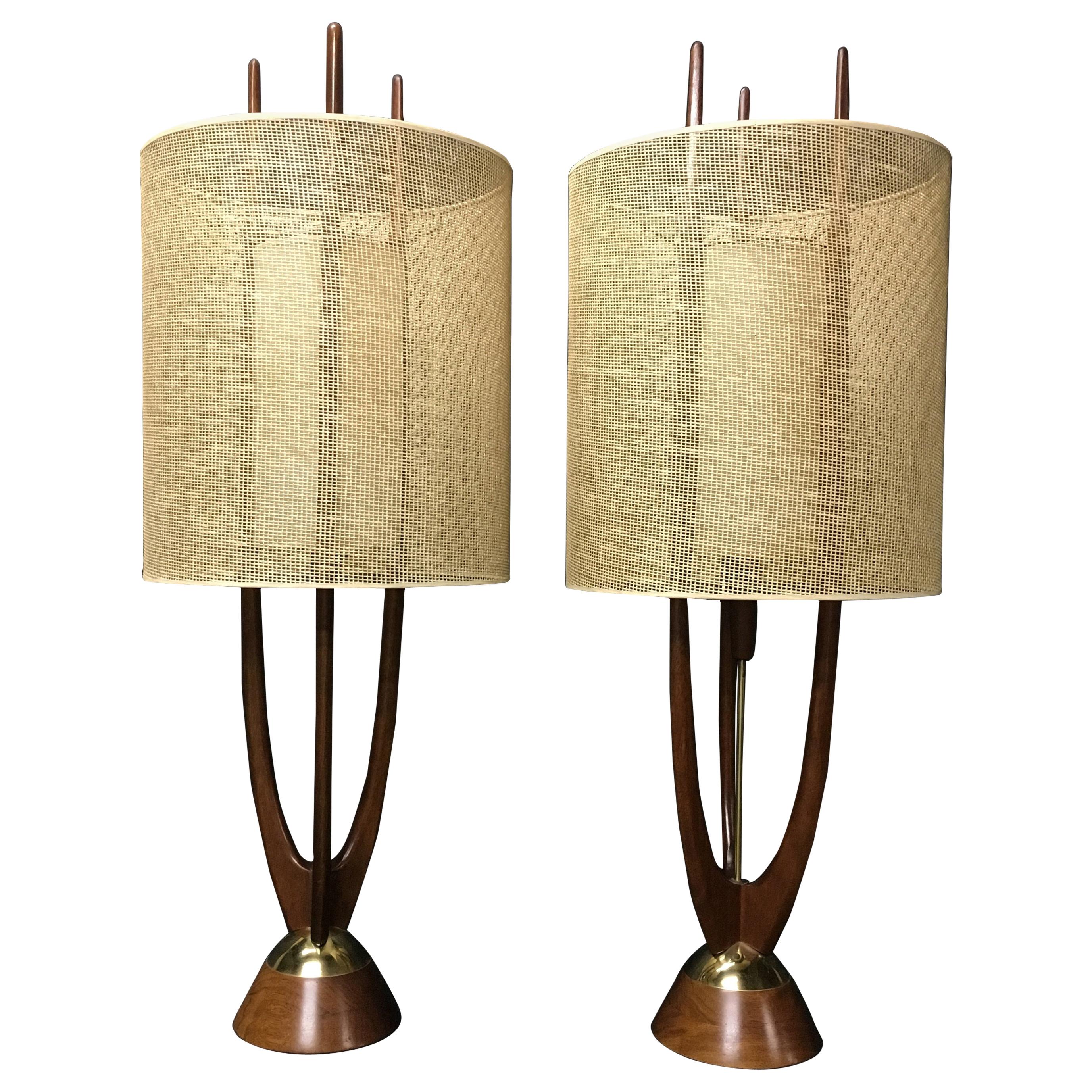 Exquisite Pair of Lamps by Modeline