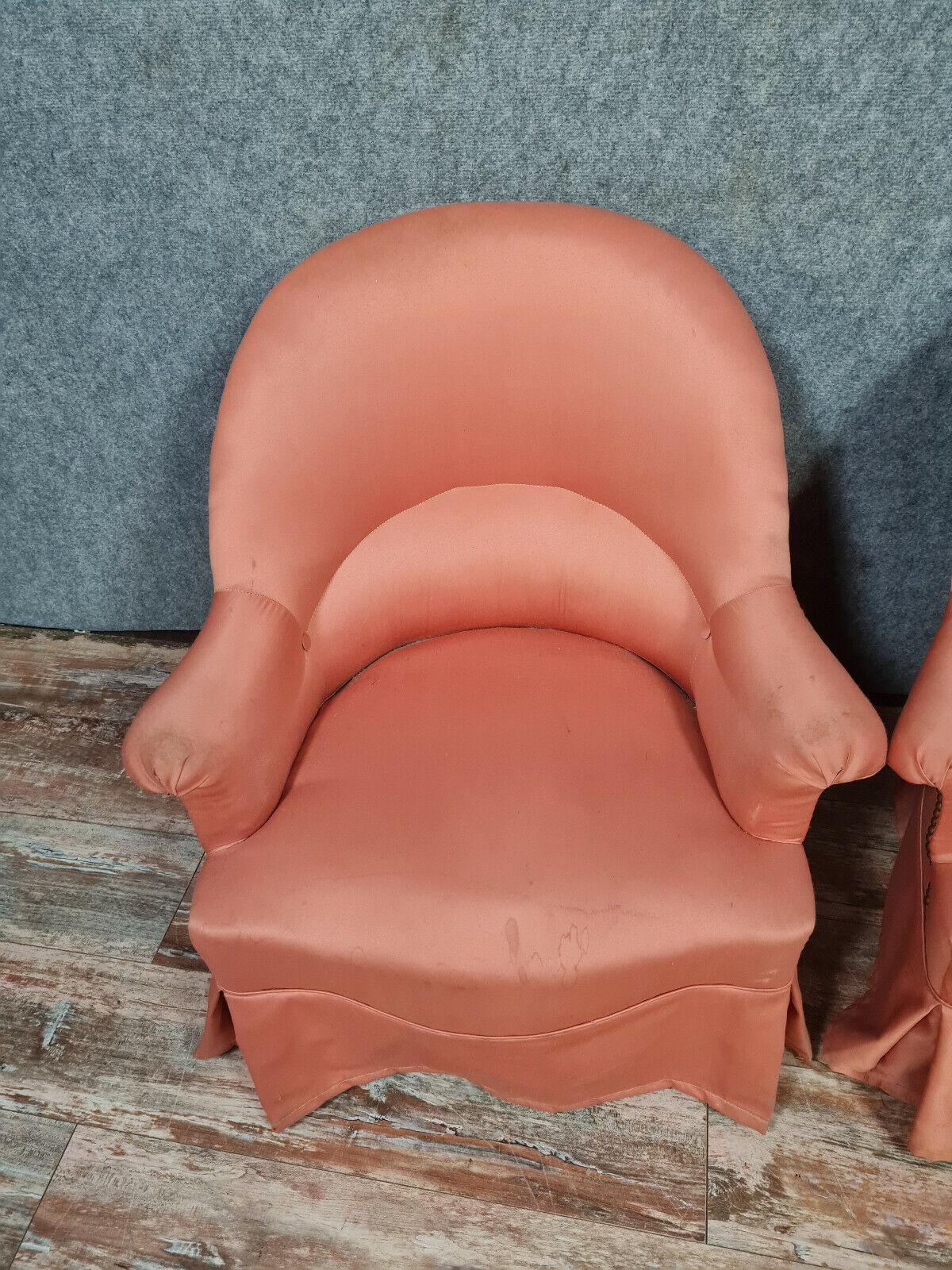 Exquisites Paar Crapaud-Sessel aus der Zeit Napoleons III. -1X09 im Angebot 6
