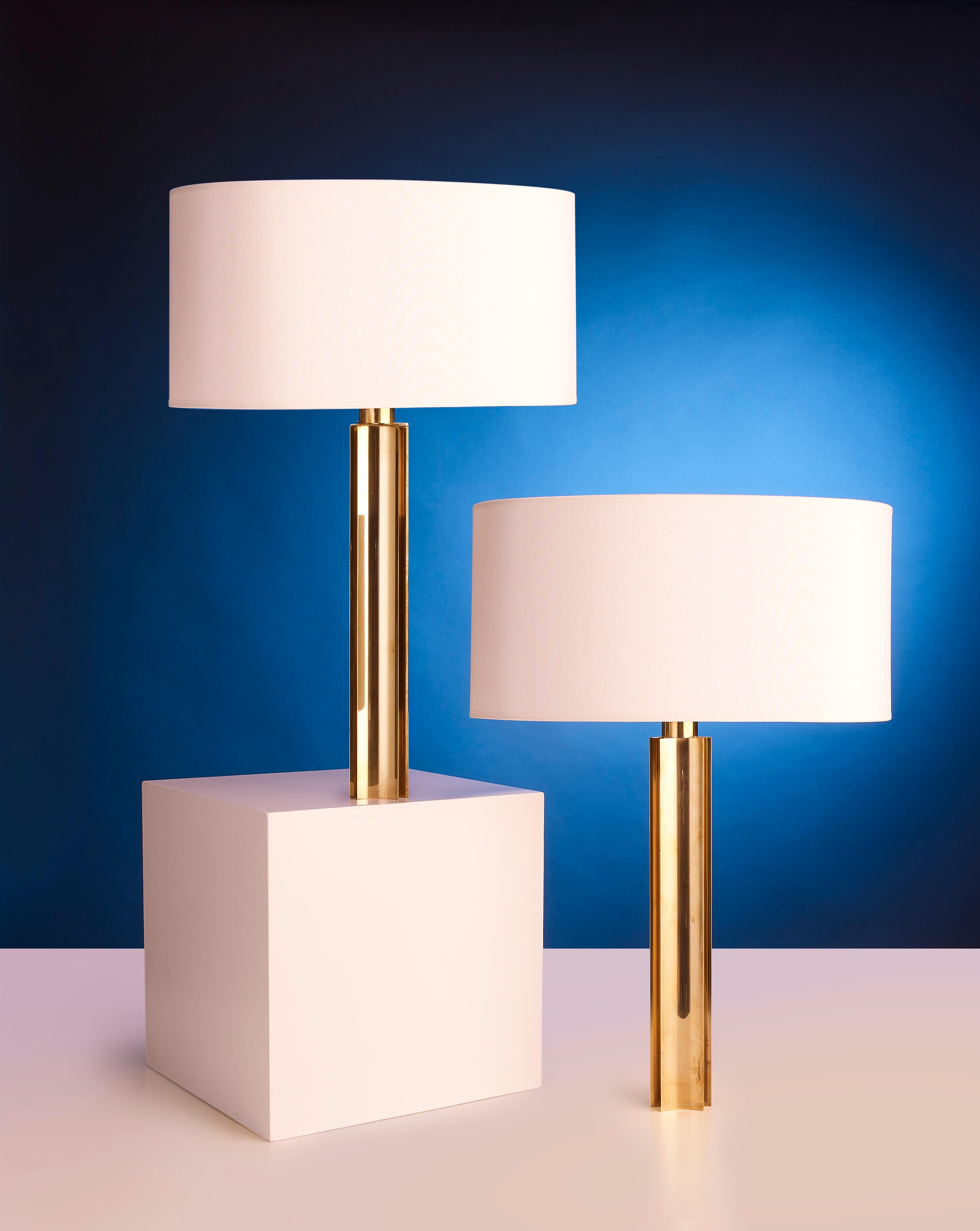 Exquisite and rare pair of lamps by French designer Jacques Quinet, originally designed for the artist's home La Renardière, near Deauville. 

This acquisition comes with a certificate of authenticity. 