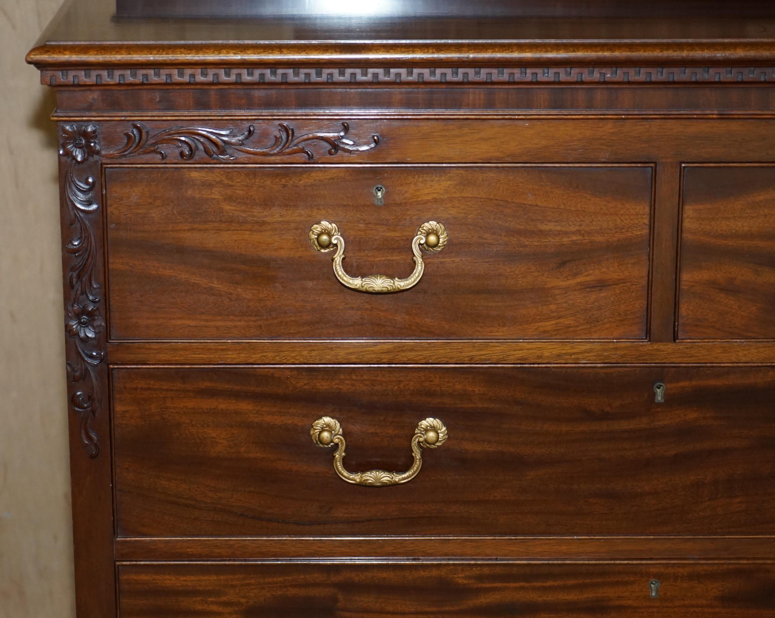 Exquisite Quality circa 1900 Honduras Hardwood Chest of Drawers Part of a Suite 1