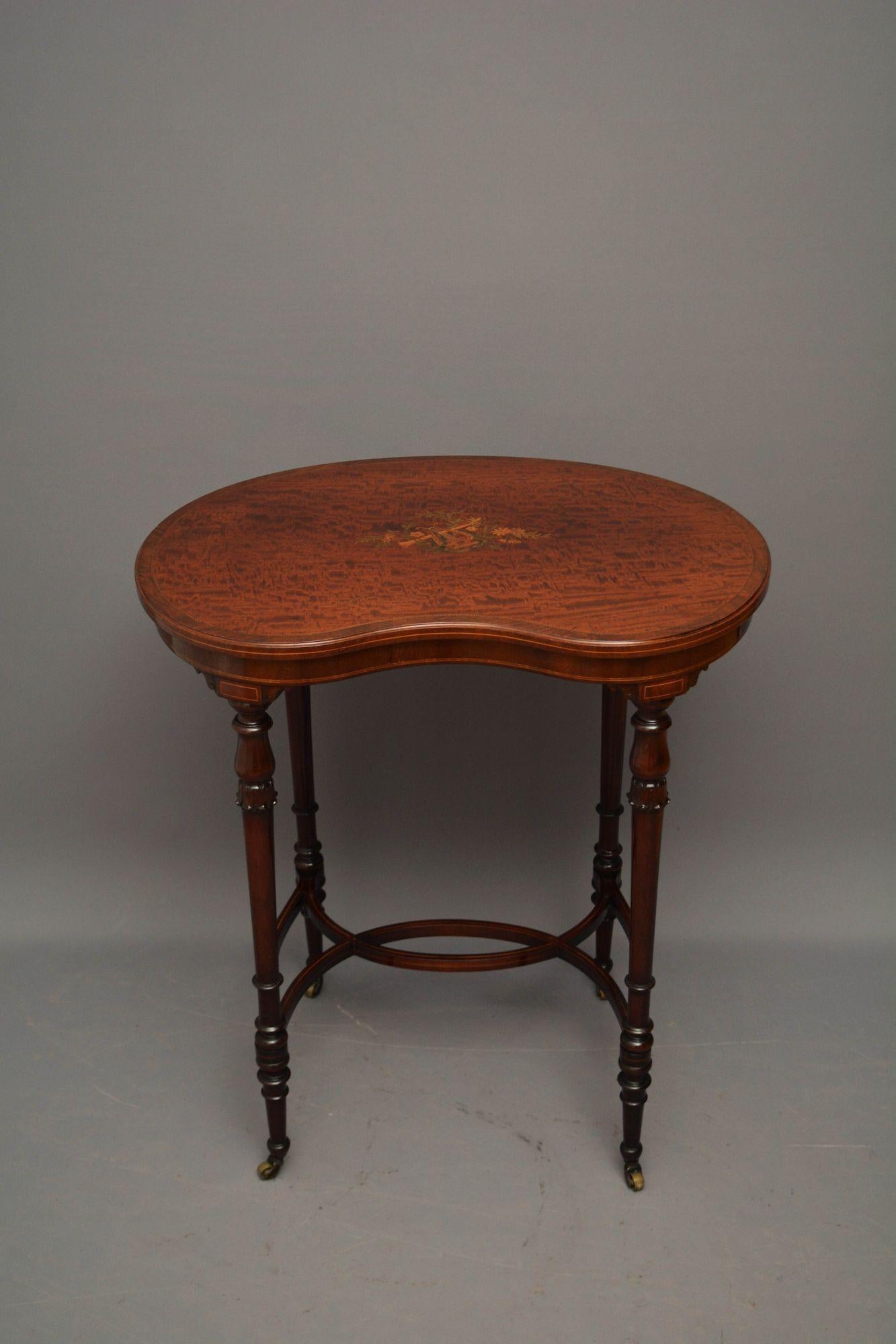 Mesa auxiliar eduardiana de caoba de exquisita calidad en Bueno estado para la venta en Whaley Bridge, GB