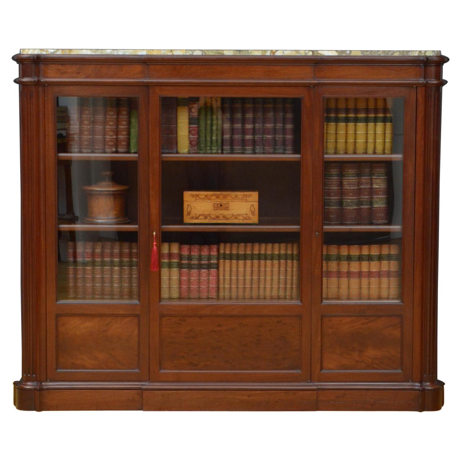 Stunning Exhibition Quality Bookcase by Edwards and Roberts of London at 1stDibs