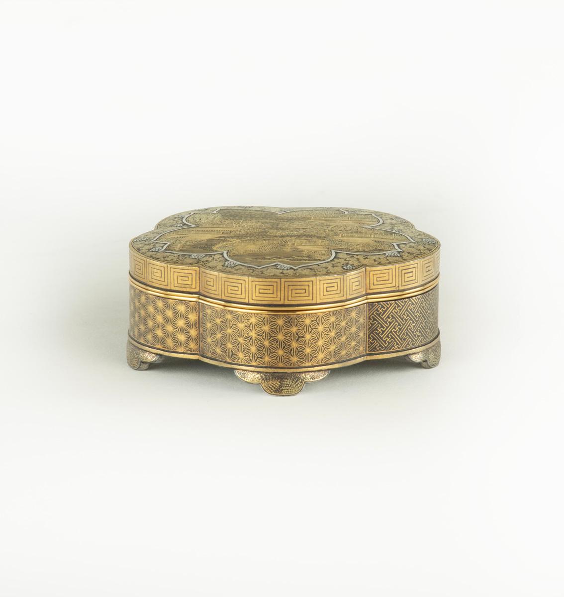 Meiji Exquisite Quality Japanese Iron Box – Okuno Company Kyoto For Sale