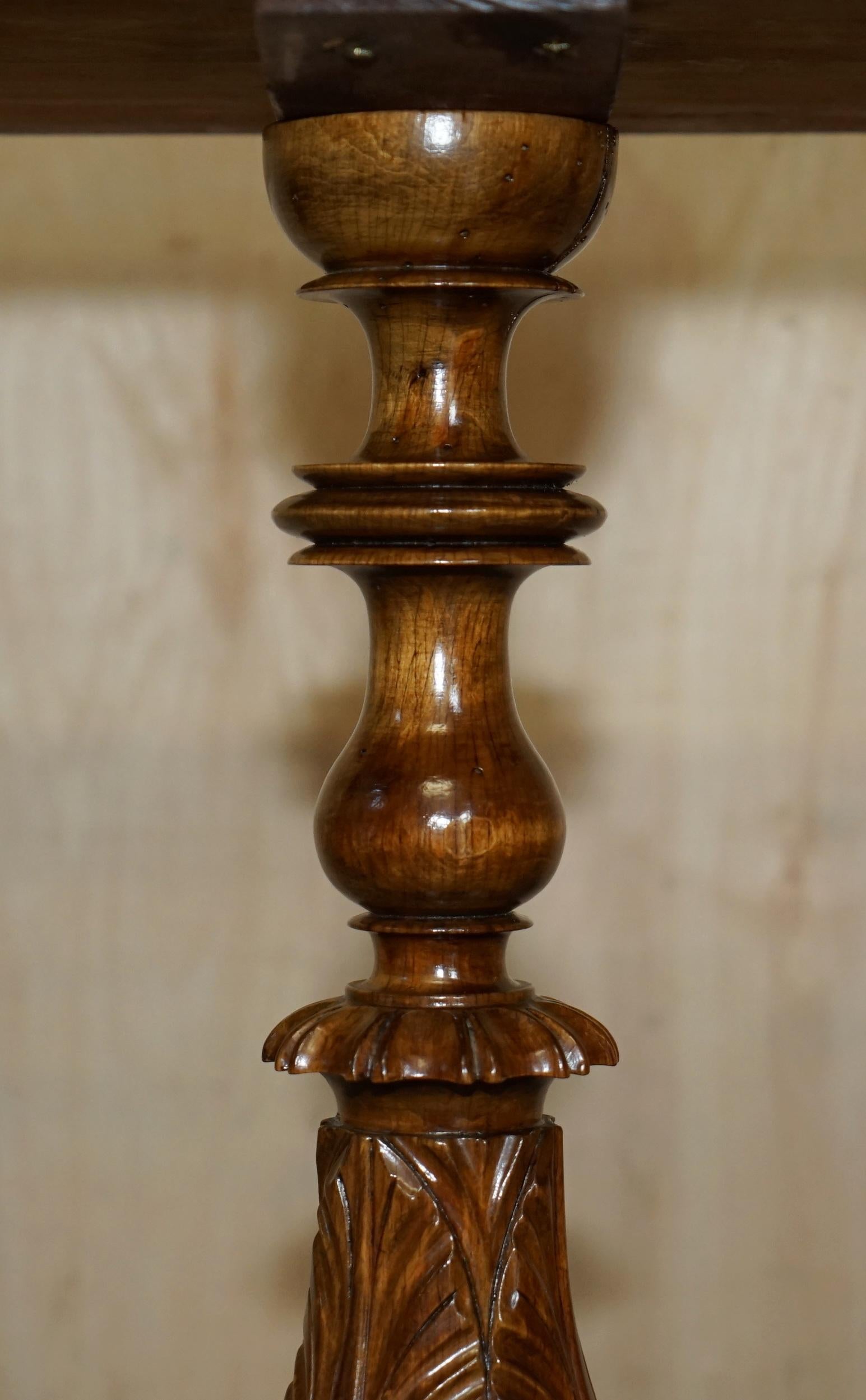 EXQUISITE QUALITY WILLIAM IV CIRCA 1830 BURR WALNUT SiDE END WORK SEWING TABLE For Sale 4