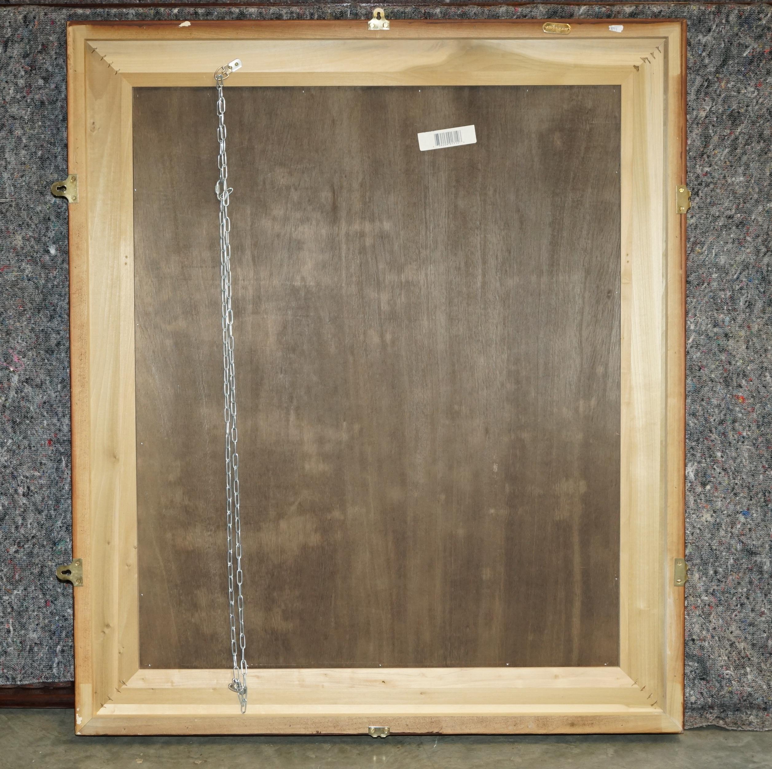 EXQUISiTE RALPH LAUREN CITY MODERN CHROME TORTOISE SHELL FRAMED MIRROR For Sale 5