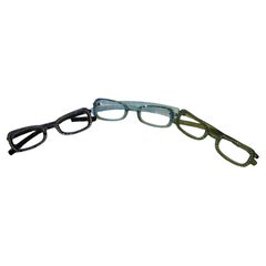 Exquisite Rare Vintage Swarovski CRYSTAL Set of 3 reading Glasses