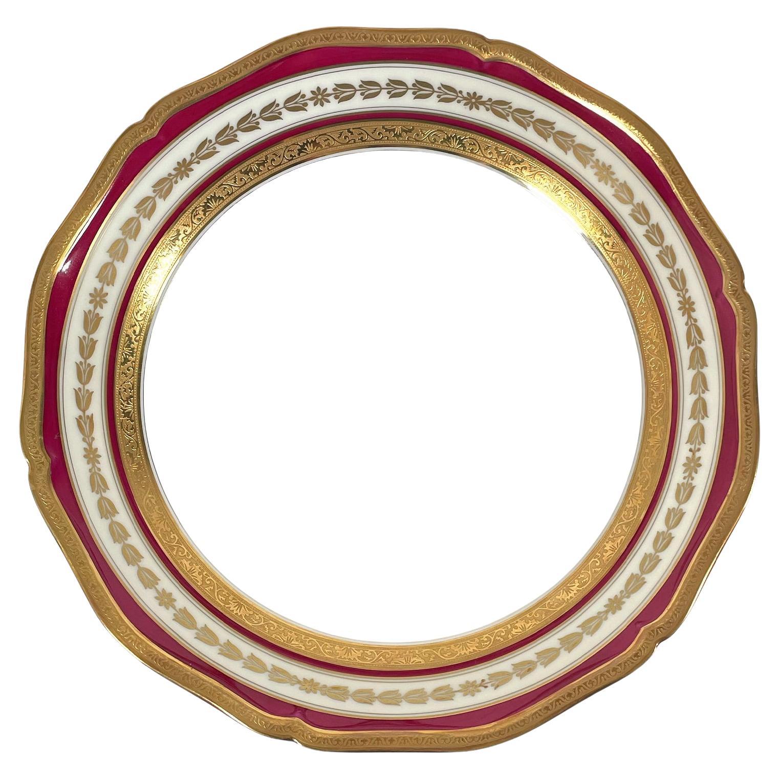 Exquisite Raynaud & Co Hand-Painted Limoges Porcelain Dinnerware Set