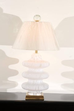 Squisita lampada a pagoda in vetro soffiato a tre punte restaurata di Mazzega Murano