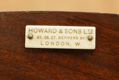Exquisite Restored Howard & Son's Berners Street Walnut & Hardwood Cheval Mirror