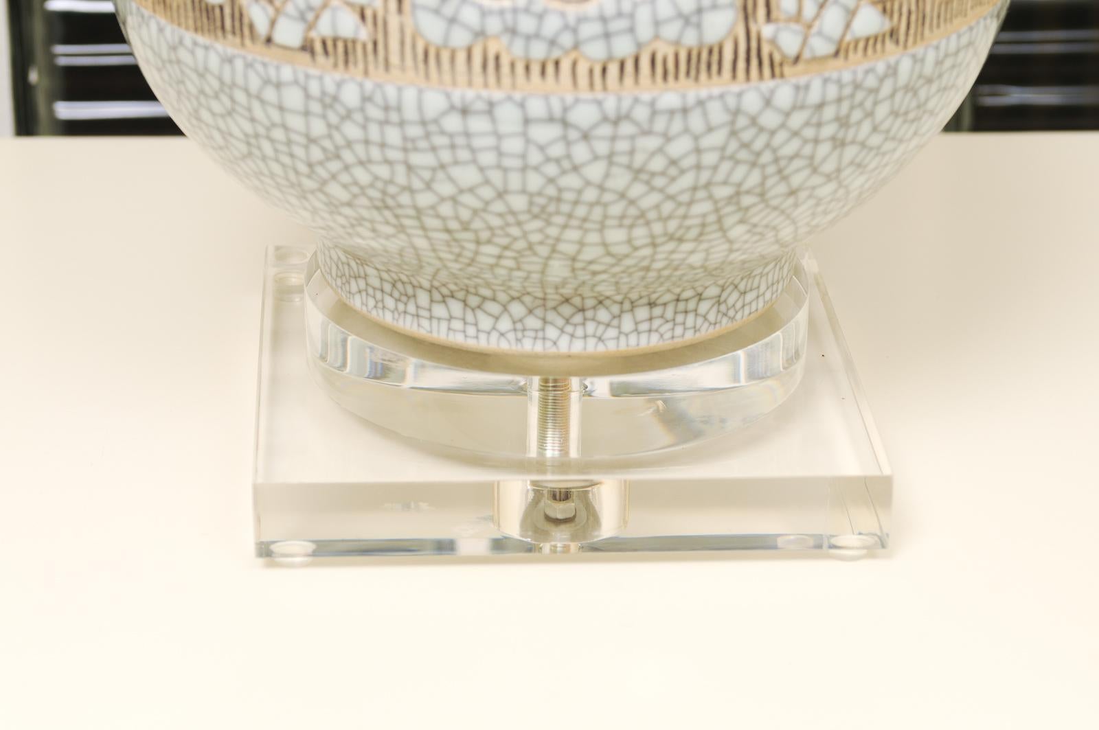 Exquisites restauriertes Paar Kalebassenlampen von Marbro, Italien, um 1960 im Angebot 5