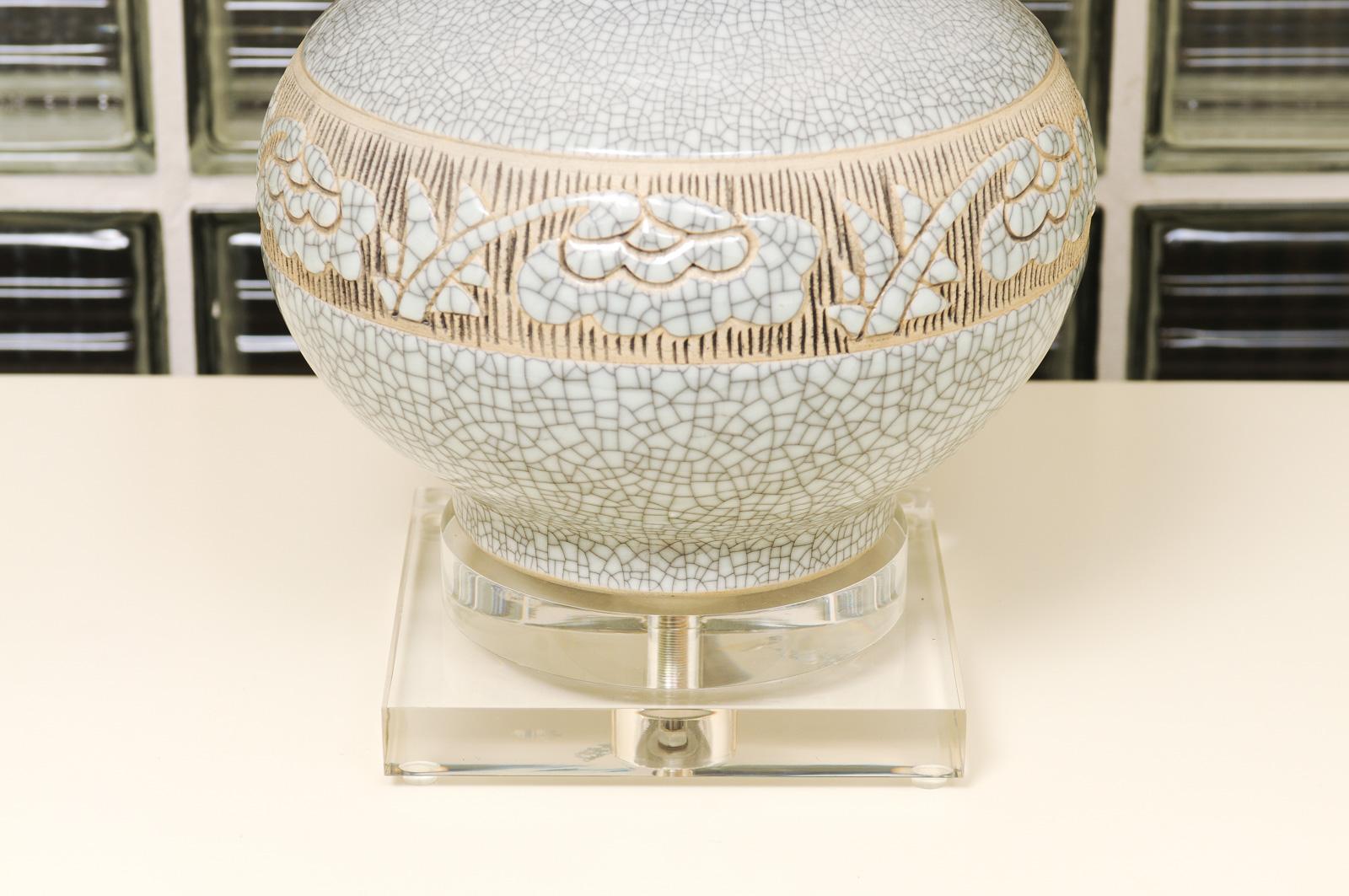 Exquisites restauriertes Paar Kalebassenlampen von Marbro, Italien, um 1960 im Zustand „Hervorragend“ im Angebot in Atlanta, GA