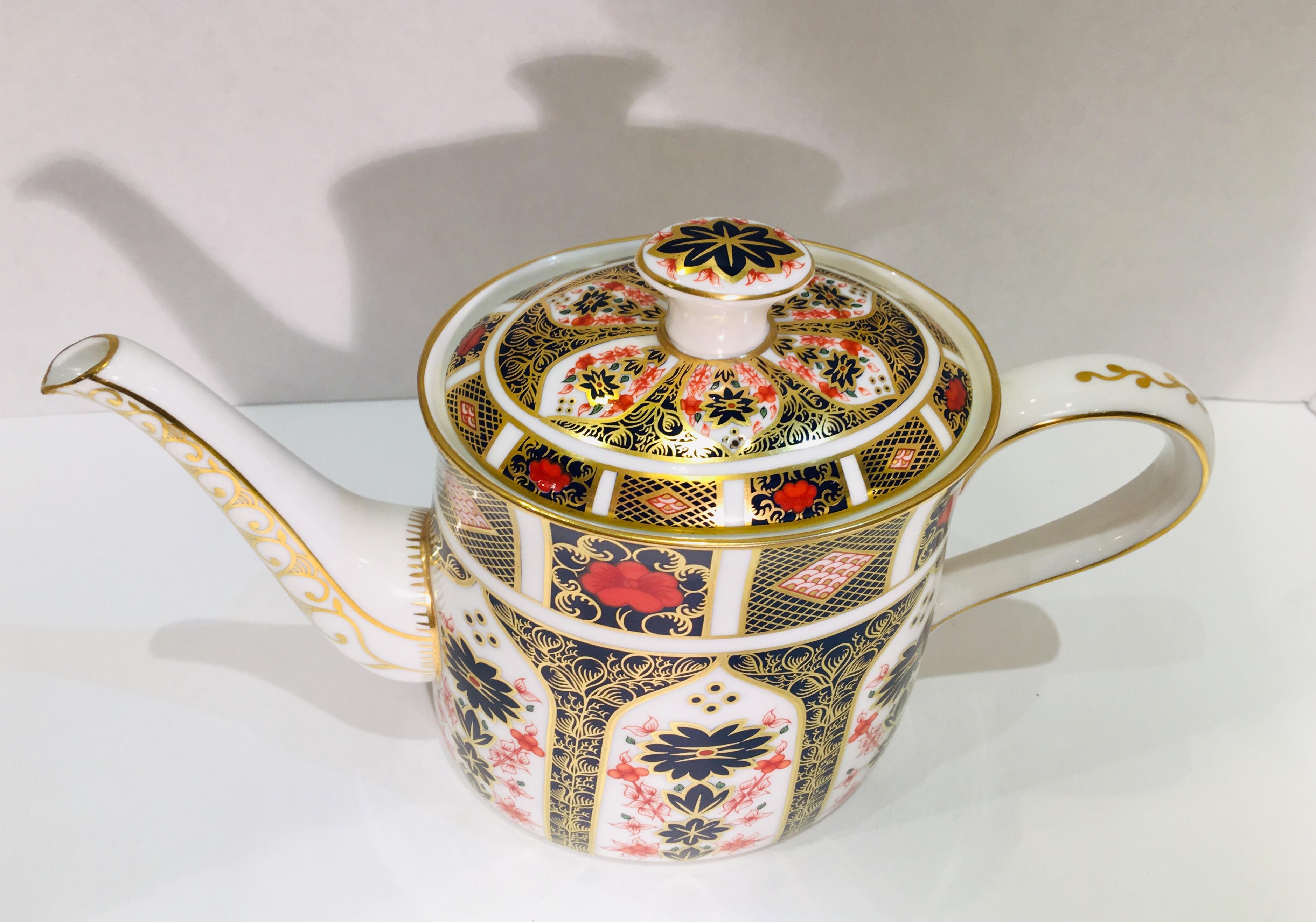 royal crown derby imari tea set