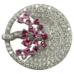 Exquisite Ruby and Diamond Cocktail Ring